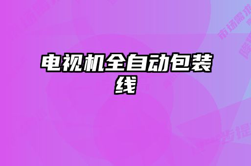 電視機(jī)全自動包裝線