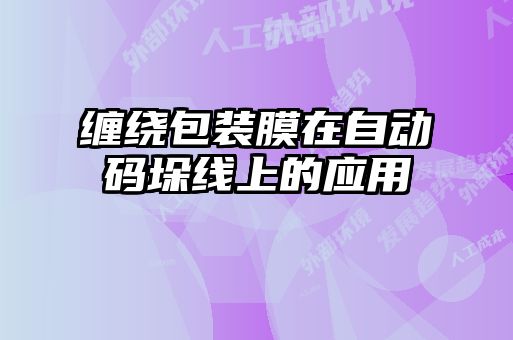 纏繞包裝膜在自動碼垛線上的應用